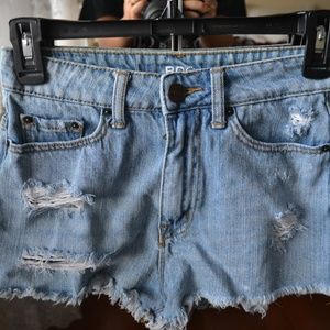 High-Waisted Jean Shorts